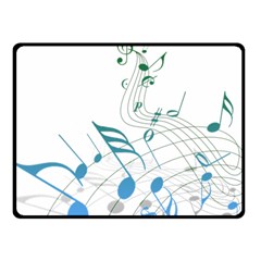 Music Notes Fleece Blanket (small)