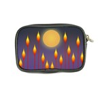 Night Moon Flora Background Coin Purse Back