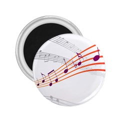 Music Notes Clef Sound 2 25  Magnets by Bajindul