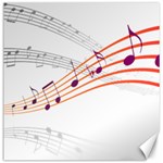 Music Notes Clef Sound Canvas 16  x 16  15.2 x15.41  Canvas - 1