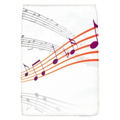 Music Notes Clef Sound Removable Flap Cover (l) by Bajindul