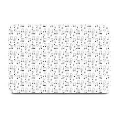 Music Notes Background Wallpaper Plate Mats by Bajindul