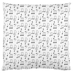 Music Notes Background Wallpaper Standard Flano Cushion Case (two Sides) by Bajindul