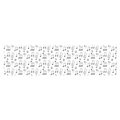 Music Notes Background Wallpaper Satin Scarf (oblong) by Bajindul