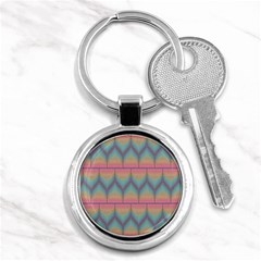 Pattern Background Texture Colorful Key Chain (round) by Bajindul