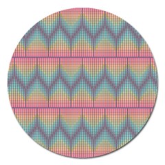 Pattern Background Texture Colorful Magnet 5  (round) by Bajindul