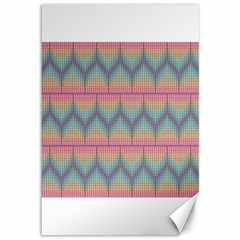 Pattern Background Texture Colorful Canvas 12  X 18  by Bajindul