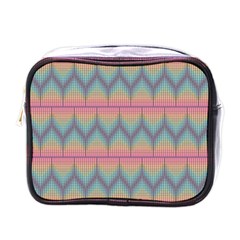 Pattern Background Texture Colorful Mini Toiletries Bag (one Side) by Bajindul