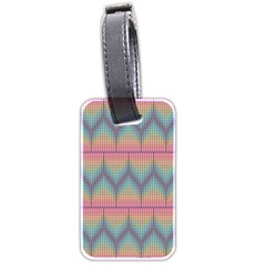 Pattern Background Texture Colorful Luggage Tag (two Sides) by Bajindul