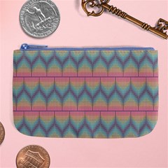 Pattern Background Texture Colorful Large Coin Purse by Bajindul