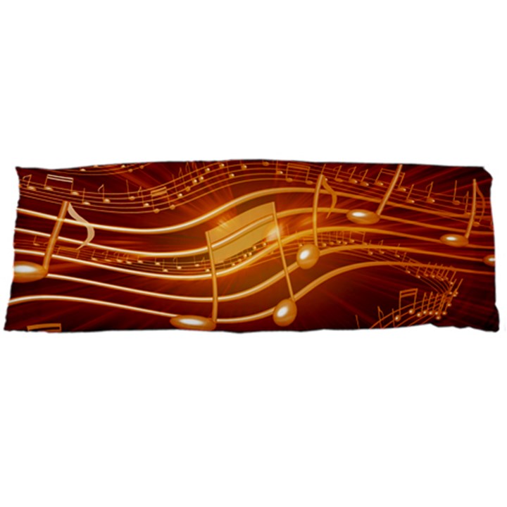 Music Notes Sound Musical Love Body Pillow Case Dakimakura (Two Sides)