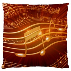 Music Notes Sound Musical Love Standard Flano Cushion Case (one Side) by Bajindul