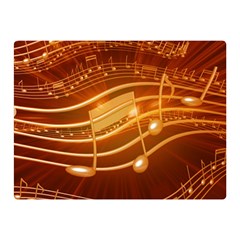 Music Notes Sound Musical Love Double Sided Flano Blanket (mini)  by Bajindul