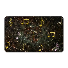 Music Clef Musical Note Background Magnet (rectangular) by Bajindul