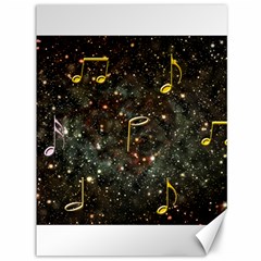 Music Clef Musical Note Background Canvas 36  X 48  by Bajindul