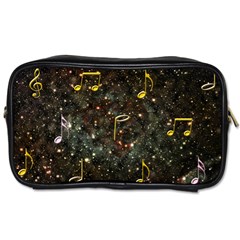 Music Clef Musical Note Background Toiletries Bag (one Side) by Bajindul