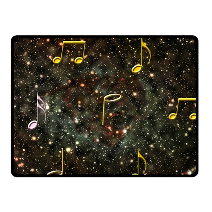 Music Clef Musical Note Background Fleece Blanket (Small)