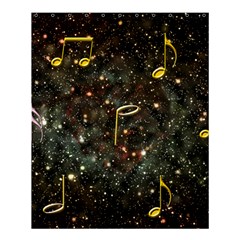 Music Clef Musical Note Background Shower Curtain 60  X 72  (medium)  by Bajindul