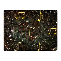 Music Clef Musical Note Background Double Sided Flano Blanket (mini)  by Bajindul