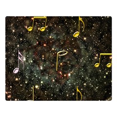 Music Clef Musical Note Background Double Sided Flano Blanket (large)  by Bajindul