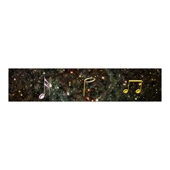 Music Clef Musical Note Background Velvet Scrunchie by Bajindul