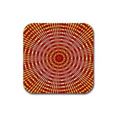 Pattern Background Structure Rubber Coaster (square)  by Bajindul