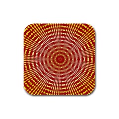 Pattern Background Structure Rubber Square Coaster (4 Pack)  by Bajindul