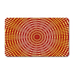 Pattern Background Structure Magnet (rectangular) by Bajindul