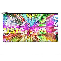 Music Abstract Sound Colorful Pencil Cases by Bajindul