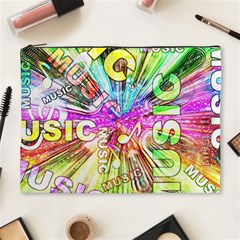 Music Abstract Sound Colorful Cosmetic Bag (xl) by Bajindul