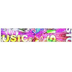 Music Abstract Sound Colorful Large Flano Scarf  by Bajindul