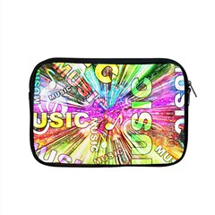 Music Abstract Sound Colorful Apple Macbook Pro 15  Zipper Case by Bajindul