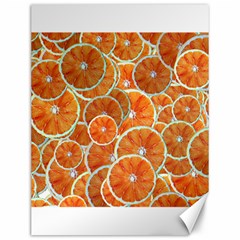 Oranges Background Texture Pattern Canvas 12  X 16  by Bajindul