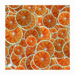 Oranges Background Texture Pattern Medium Glasses Cloth (2 Sides) by Bajindul