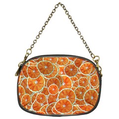 Oranges Background Texture Pattern Chain Purse (one Side) by Bajindul