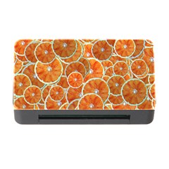 Oranges Background Texture Pattern Memory Card Reader With Cf