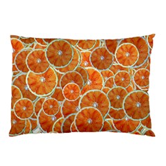 Oranges Background Texture Pattern Pillow Case (two Sides) by Bajindul