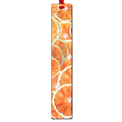 Oranges Background Texture Pattern Large Book Marks by Bajindul