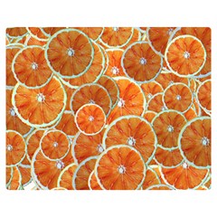 Oranges Background Texture Pattern Double Sided Flano Blanket (medium)  by Bajindul