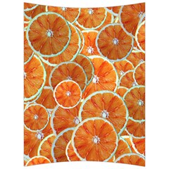 Oranges Background Texture Pattern Back Support Cushion by Bajindul