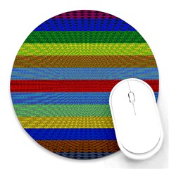 Pattern Background Round Mousepads by Bajindul