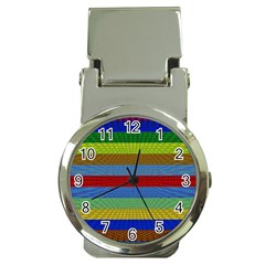 Pattern Background Money Clip Watches by Bajindul