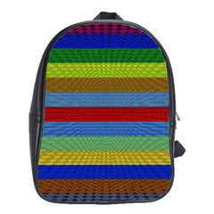 Pattern Background School Bag (large)