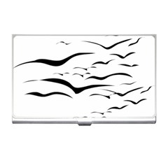 Sky Birds Flying Flock Fly Business Card Holder by Bajindul