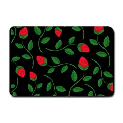 Roses Flowers Spring Flower Nature Small Doormat  by Bajindul