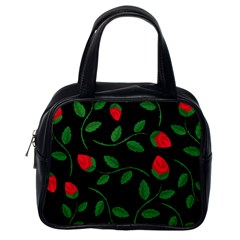 Roses Flowers Spring Flower Nature Classic Handbag (one Side) by Bajindul