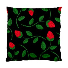 Roses Flowers Spring Flower Nature Standard Cushion Case (two Sides) by Bajindul