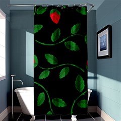 Roses Flowers Spring Flower Nature Shower Curtain 36  X 72  (stall)  by Bajindul