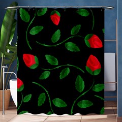 Roses Flowers Spring Flower Nature Shower Curtain 60  X 72  (medium)  by Bajindul