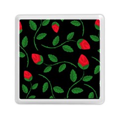 Roses Flowers Spring Flower Nature Memory Card Reader (square) by Bajindul